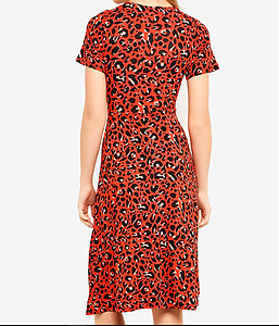 Red Leopard Dress